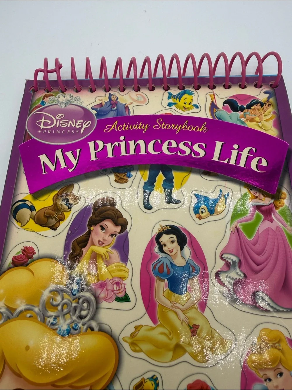 Disney My Princess Life Activity Storybook w/ 435 Stickers 4 Snap-Outs New Book